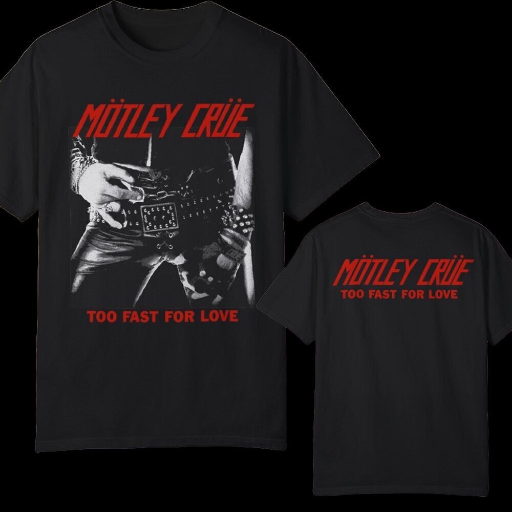 MOTLEY CRUE T-Shirt Black Rock Tee 2005 Adult Size New Old Stock